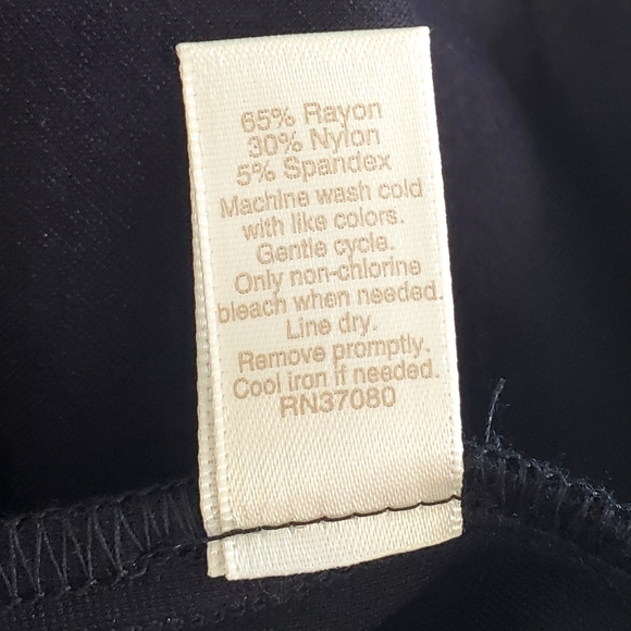 NWOT Cato Women's Midi Dress 1/2 Sleeves Black Modest  Size 14/16W - Picture 8 of 8